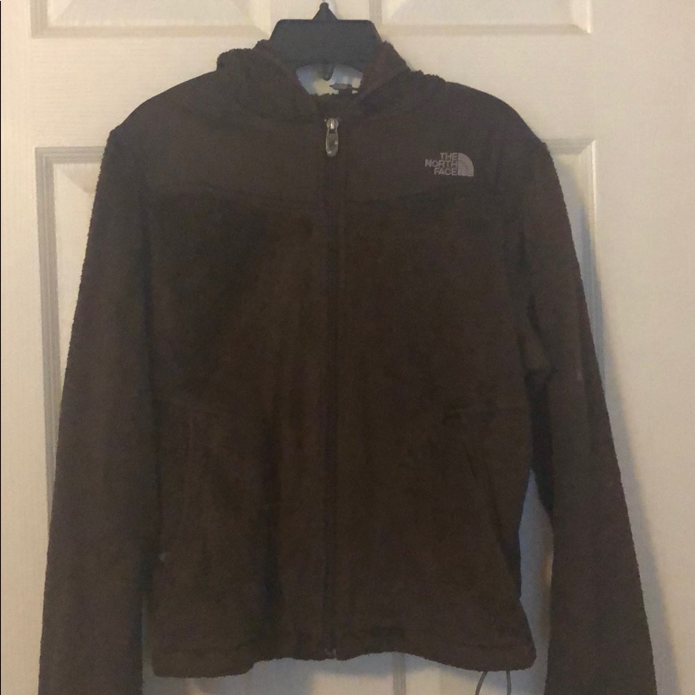 Brown North Face Zip Up